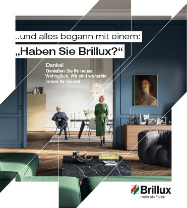 Postkarte Brillux Zuhause